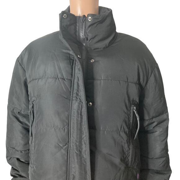 Zara Space Invaders Reversible Quilted Puffer Jacket Womens XS Oversized - Picture 7 of 16